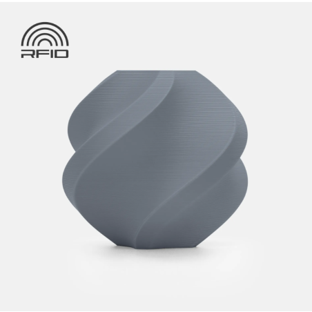 Bambu Lab Filamento PLA Matte Ash Gray com spool