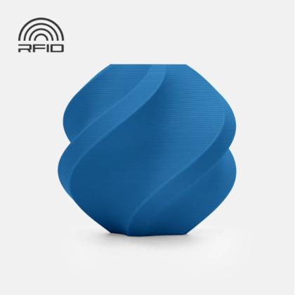 Bambu Lab Filamento PLA Matte Marine Blue com spool