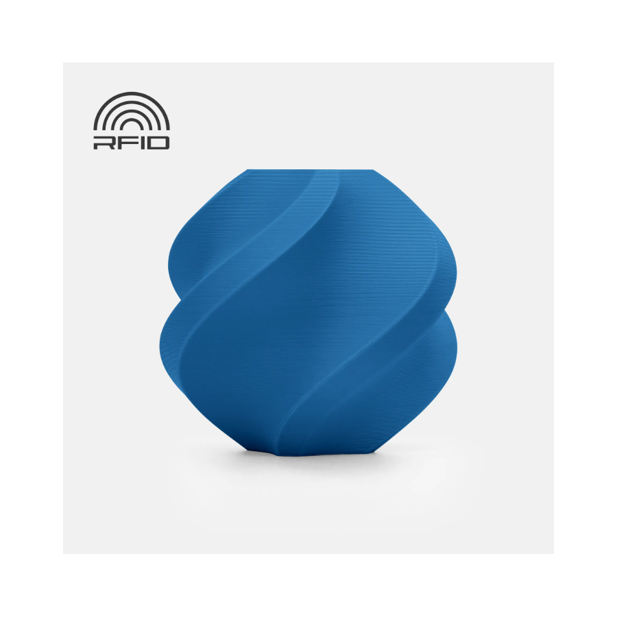 Bambu Lab Filamento PLA Matte Marine Blue com spool