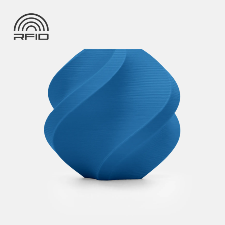 Bambu Lab Filamento PLA Matte Marine Blue com spool