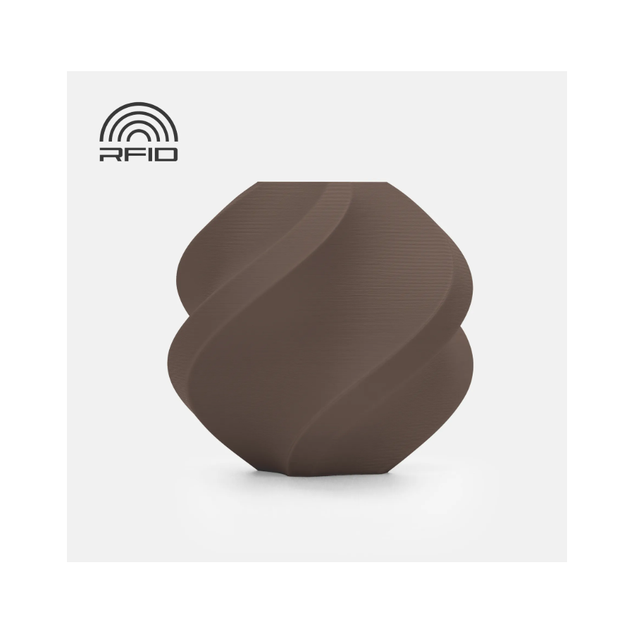 Bambu Lab Filamento PLA Matte Dark Brown refill