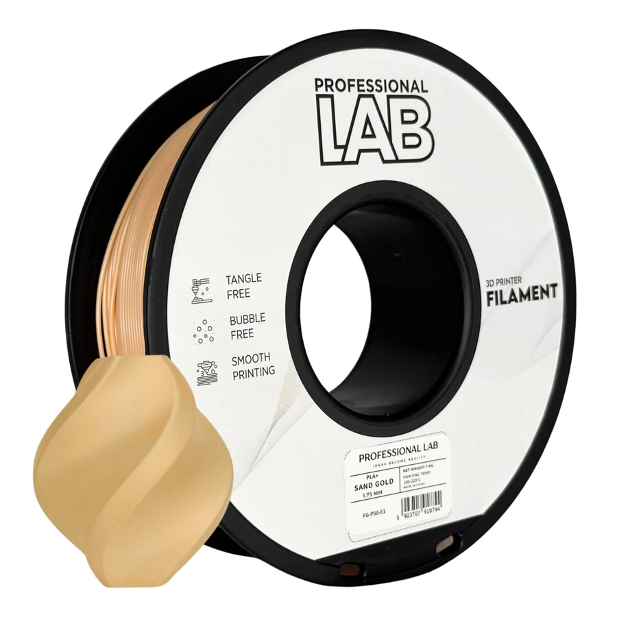 Prof. Lab PLA+ Dourado Areia
