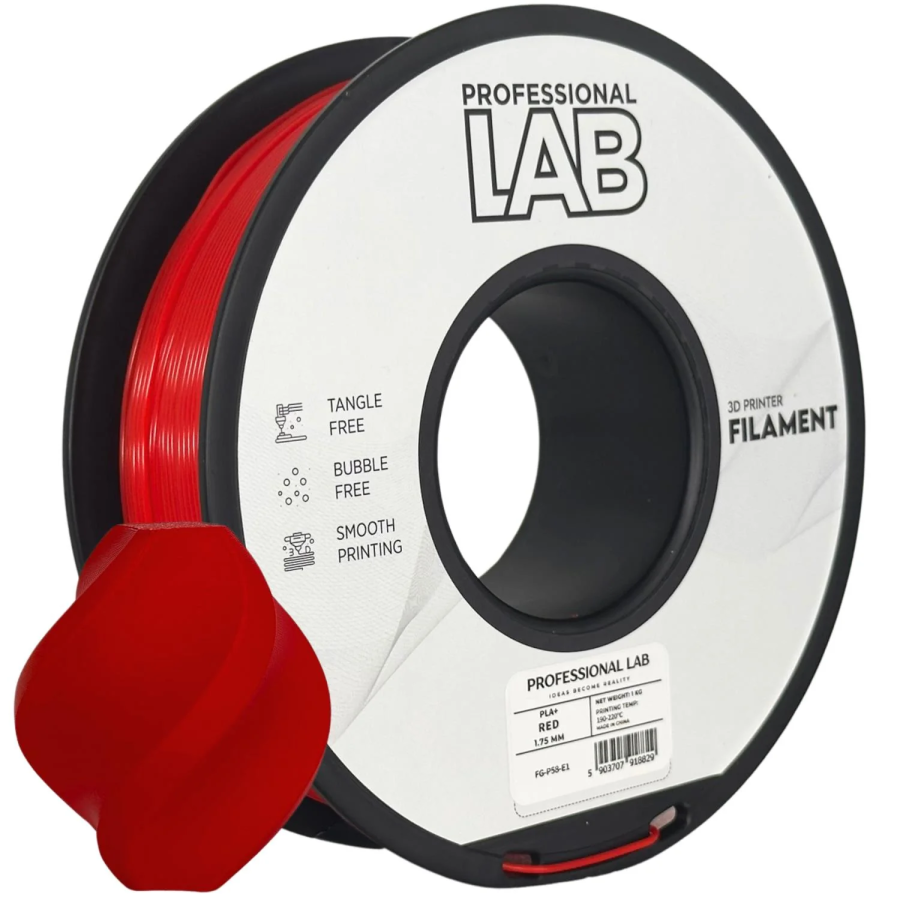 Prof. Lab PLA+ Vermelho