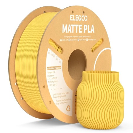 Elegoo PLA Matte Amarelo Sunshine