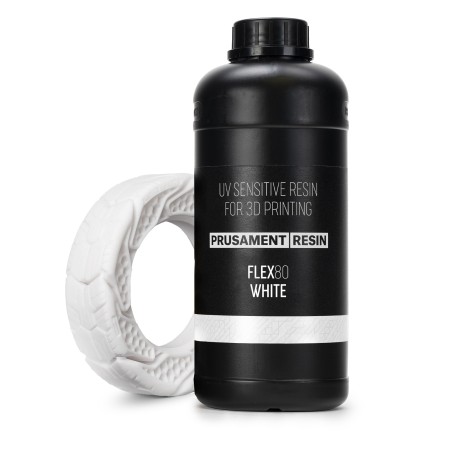 Prusament Resin 1kg Flex80 White – Prusa Original